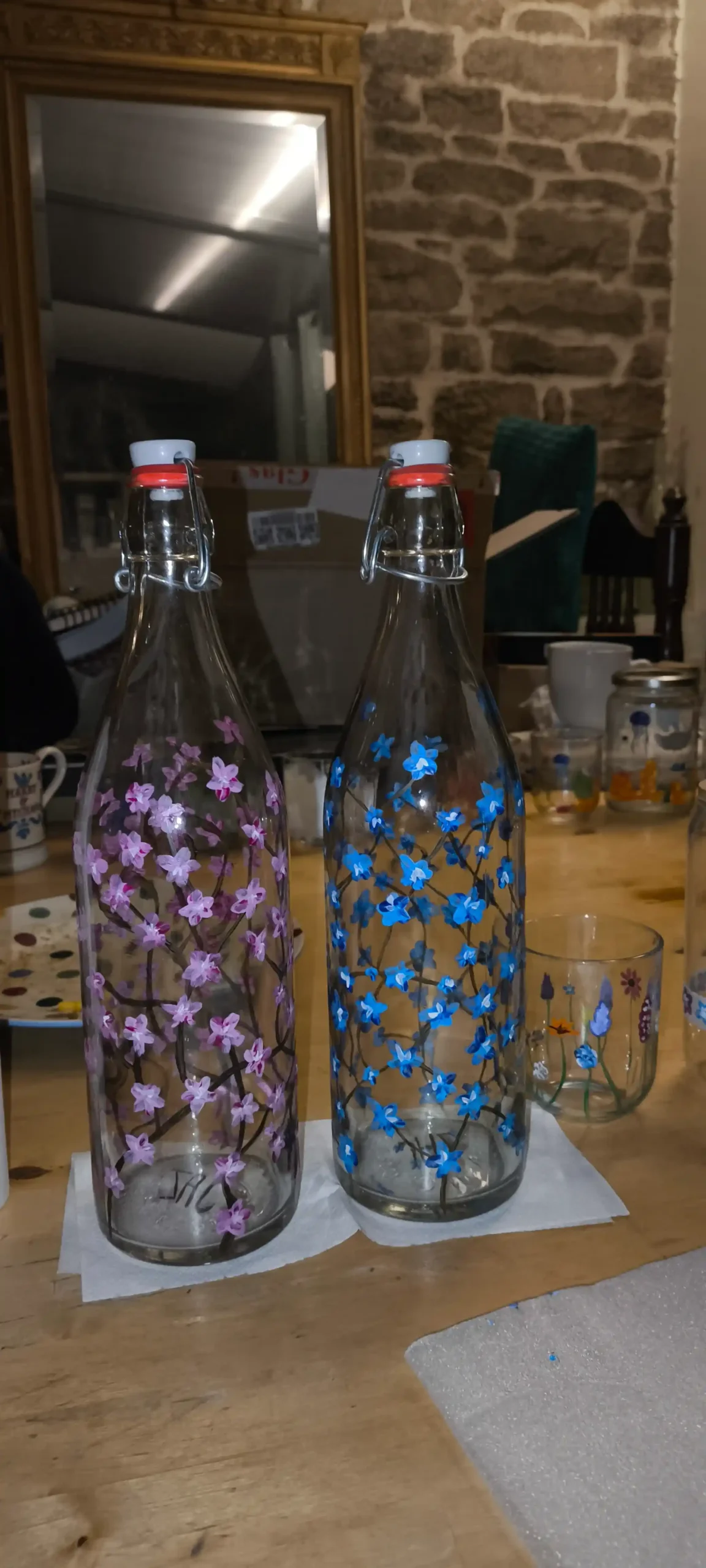 Bottle painting Portfolio Jasmine Orman