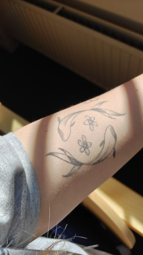 Koi fish tattoo Portfolio Jasmine Orman