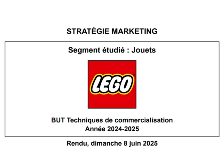 Stratégie Marketing Lego Portfolio Jasmine Orman
